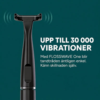 FlossWave - Elektriskt tandtrådsset med fördelspaket inklusive 35 munstycken