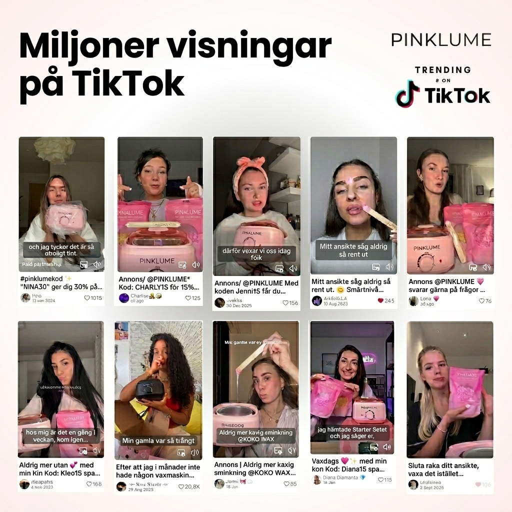 PinkLume - Essentiellt Rosa Vaxningskit