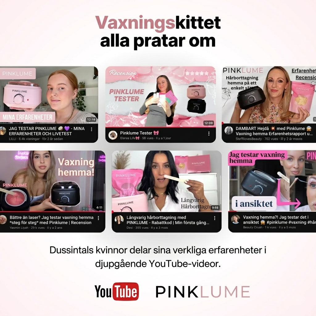 PinkLume - Essentiellt Rosa Vaxningskit