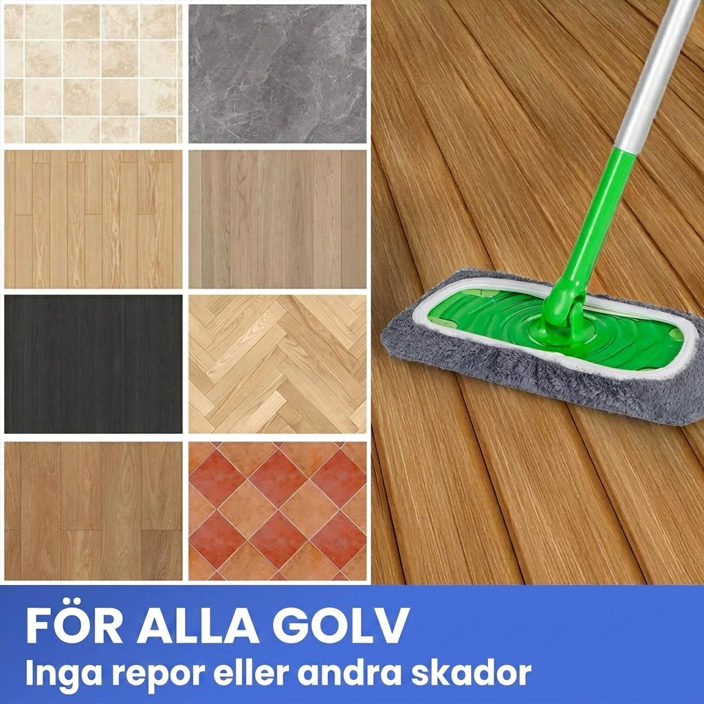 MOPPA - Återanvändbara Moppdukar